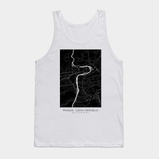 prague maps poster minimalist Tank Top